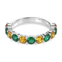 Classic Three-Quarter Eternity Manas Band