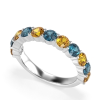 Classic Three-Quarter Eternity Manas Band