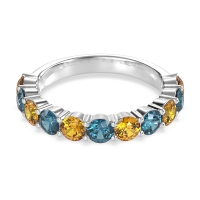 Classic Three-Quarter Eternity Manas Band