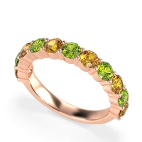 Classic Three-Quarter Eternity Manas Band