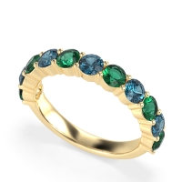 Classic Three-Quarter Eternity Manas Band