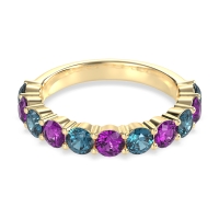 Classic Three-Quarter Eternity Manas Band