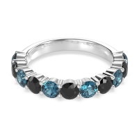 Classic Three-Quarter Eternity Manas Band