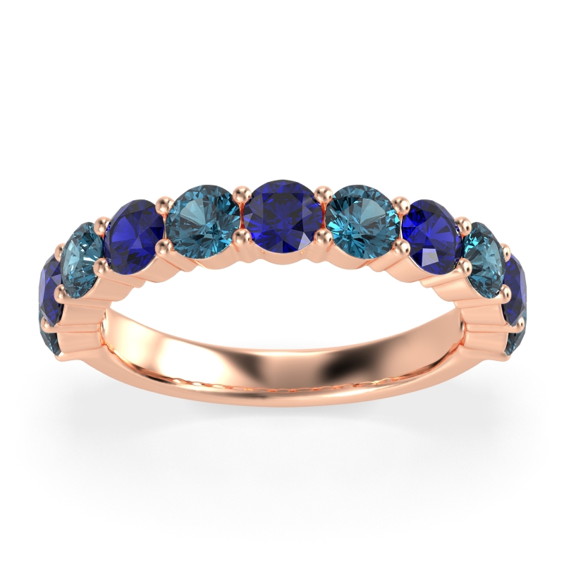 Classic Three-Quarter Eternity Manas Band