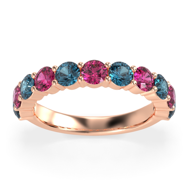 Classic Three-Quarter Eternity Manas Band