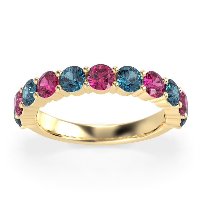 Classic Three-Quarter Eternity Manas Band