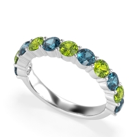 Classic Three-Quarter Eternity Manas Band