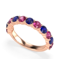 Classic Three-Quarter Eternity Manas Band