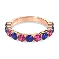 Classic Three-Quarter Eternity Manas Band