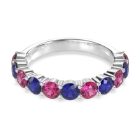 Classic Three-Quarter Eternity Manas Band