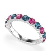 Classic Three-Quarter Eternity Manas Band