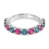 Classic Three-Quarter Eternity Manas Band