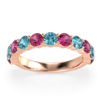 Classic Three-Quarter Eternity Manas Band