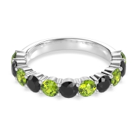 Classic Three-Quarter Eternity Manas Band