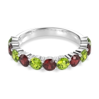 Classic Three-Quarter Eternity Manas Band