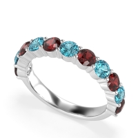 Classic Three-Quarter Eternity Manas Band