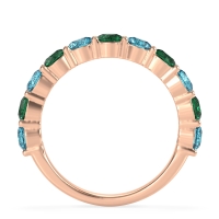 Classic Three-Quarter Eternity Manas Band