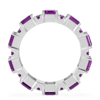 Statement Emerald Cut Eternity Karma Band