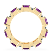 Statement Emerald Cut Eternity Karma Band