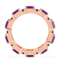 Statement Emerald Cut Eternity Karma Band