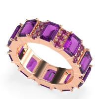 Statement Emerald Cut Eternity Karma Band