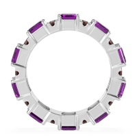 Statement Emerald Cut Eternity Karma Band