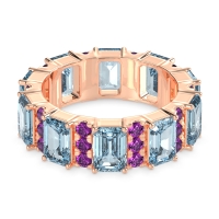 Statement Emerald Cut Eternity Karma Band