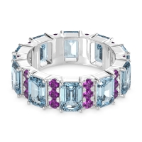 Statement Emerald Cut Eternity Karma Band