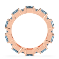 Statement Emerald Cut Eternity Karma Band