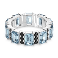 Statement Emerald Cut Eternity Karma Band
