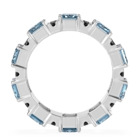 Statement Emerald Cut Eternity Karma Band