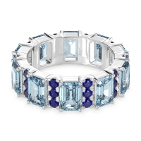 Statement Emerald Cut Eternity Karma Band