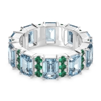Statement Emerald Cut Eternity Karma Band