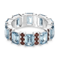 Statement Emerald Cut Eternity Karma Band
