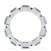 Statement Emerald Cut Eternity Karma Band