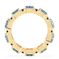Statement Emerald Cut Eternity Karma Band