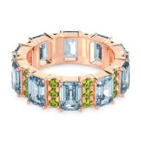 Statement Emerald Cut Eternity Karma Band