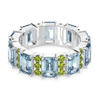 Statement Emerald Cut Eternity Karma Band