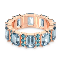 Statement Emerald Cut Eternity Karma Band