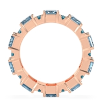 Statement Emerald Cut Eternity Karma Band