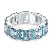 Statement Emerald Cut Eternity Karma Band