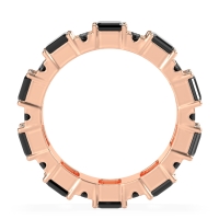 Statement Emerald Cut Eternity Karma Band