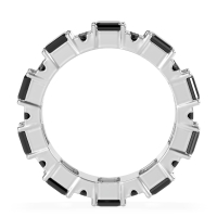 Statement Emerald Cut Eternity Karma Band