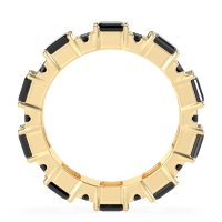 Statement Emerald Cut Eternity Karma Band