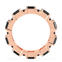 Statement Emerald Cut Eternity Karma Band