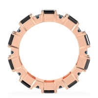 Statement Emerald Cut Eternity Karma Band