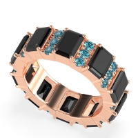 Statement Emerald Cut Eternity Karma Band