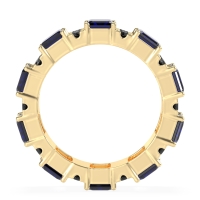 Statement Emerald Cut Eternity Karma Band