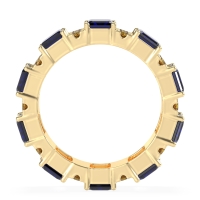 Statement Emerald Cut Eternity Karma Band