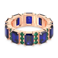 Statement Emerald Cut Eternity Karma Band